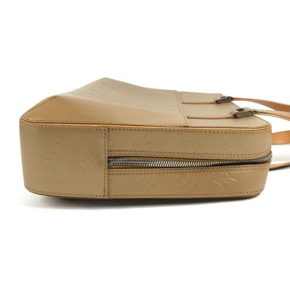 Louis Vuitton Handbag Malden Monogram Matte Leather Ambre Beige