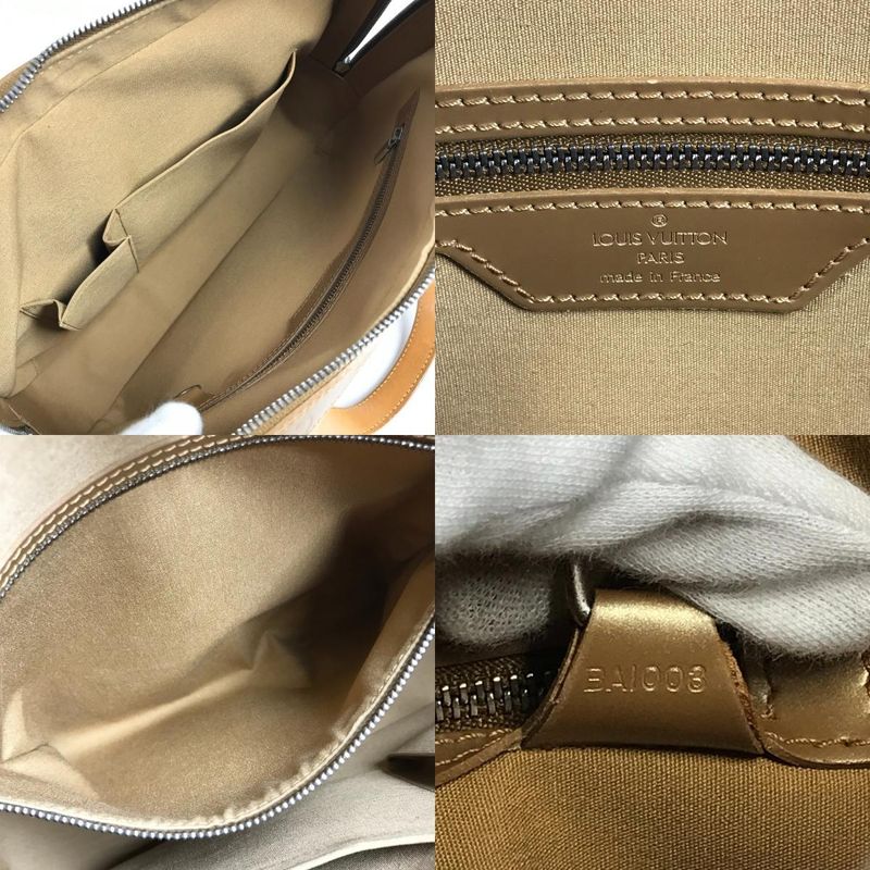 Louis Vuitton Handbag Malden Monogram Matte Leather Ambre Beige