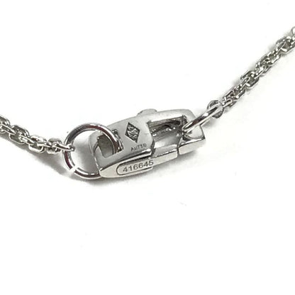 Louis Vuitton Necklace Pendentif Lockit XS Diamond Silver