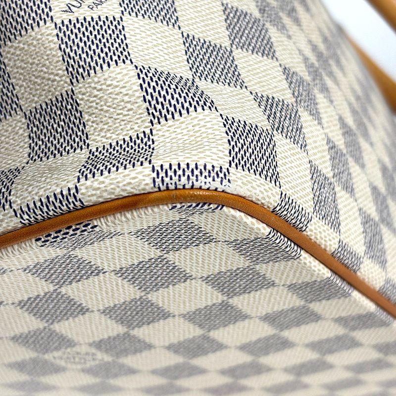 Louis Vuitton Saleya MM Tote Damier Azur White