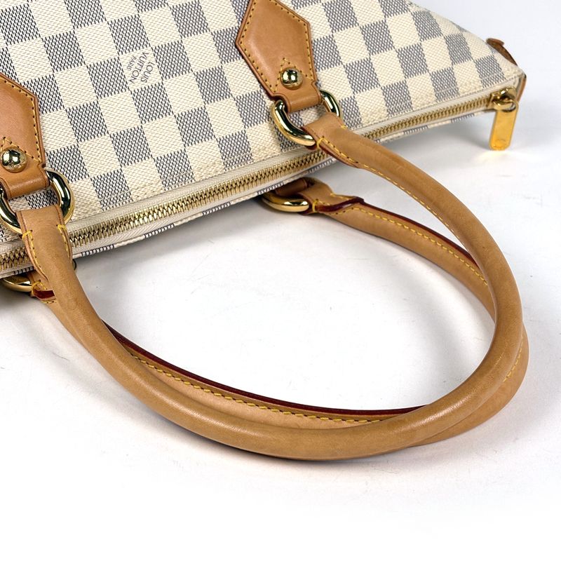 Louis Vuitton Saleya MM Tote Damier Azur White