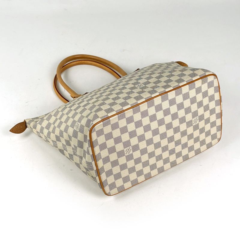 Louis Vuitton Saleya MM Tote Damier Azur White