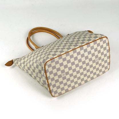Louis Vuitton Saleya MM Tote Damier Azur White