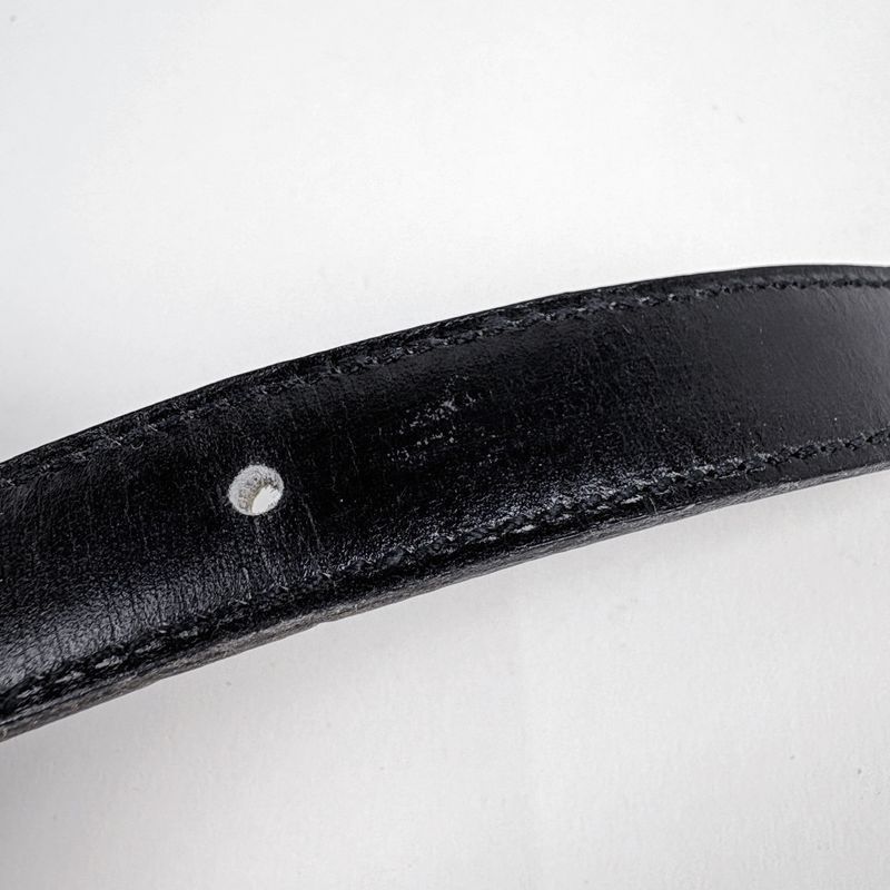 Hermes Constance Reversible Belt Leather Black Brown