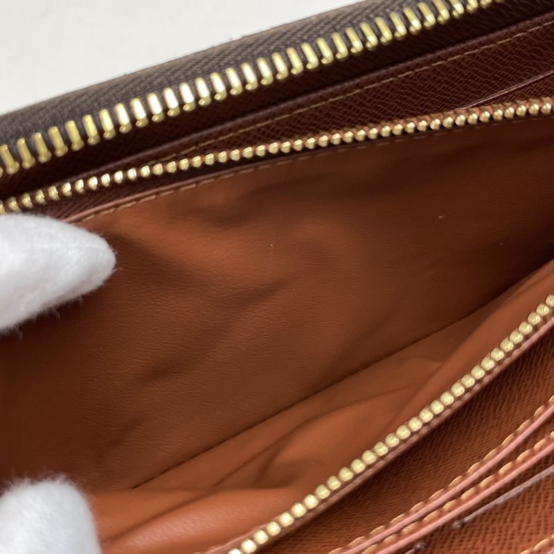 Louis Vuitton Zippy Wallet Round Zip Monogram Brown