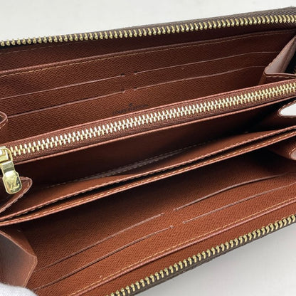 Louis Vuitton Zippy Wallet Round Zip Monogram Brown