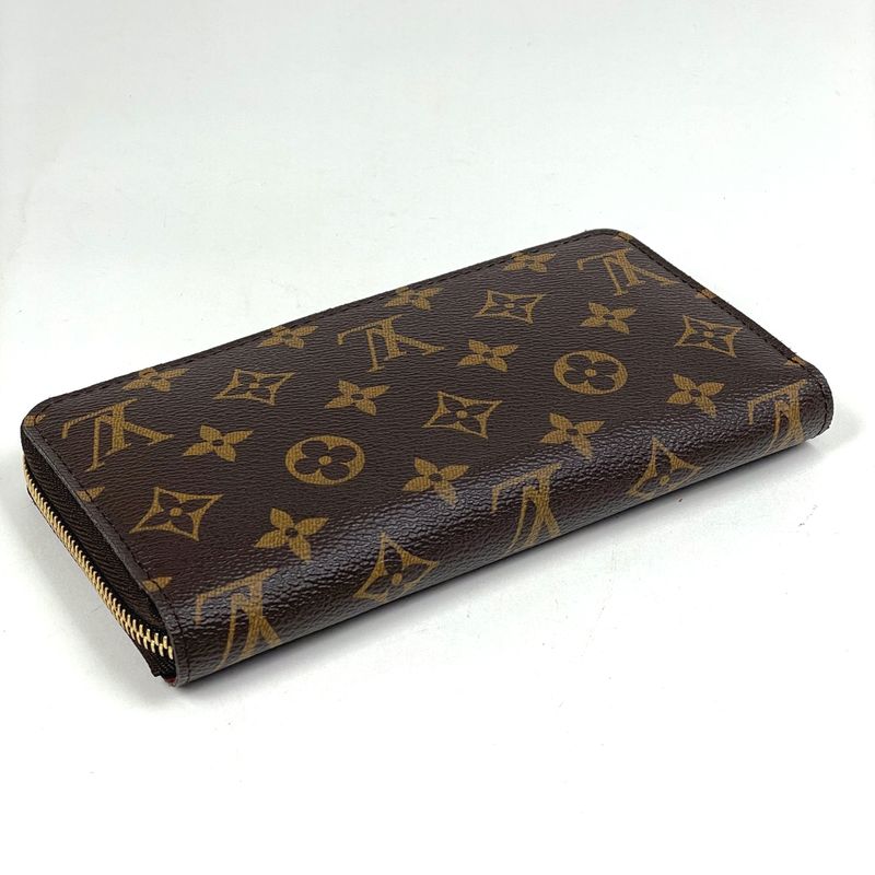 Louis Vuitton Zippy Wallet Round Zip Monogram Brown