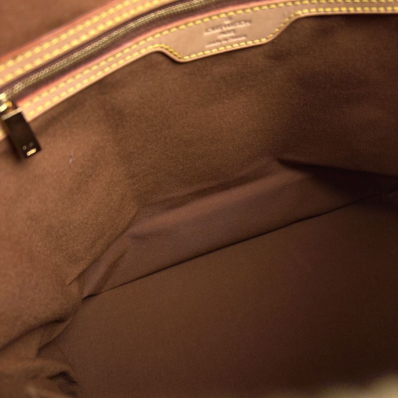 Louis Vuitton Cabas Mezzo Shoulder Bag Tote Monogram Brown