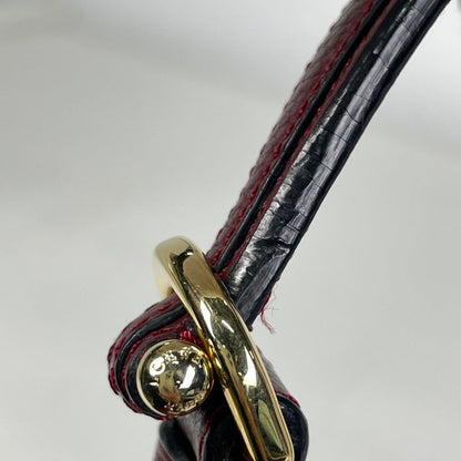 Loewe Karie Hobo Shoulder Bag Leather Bordeaux