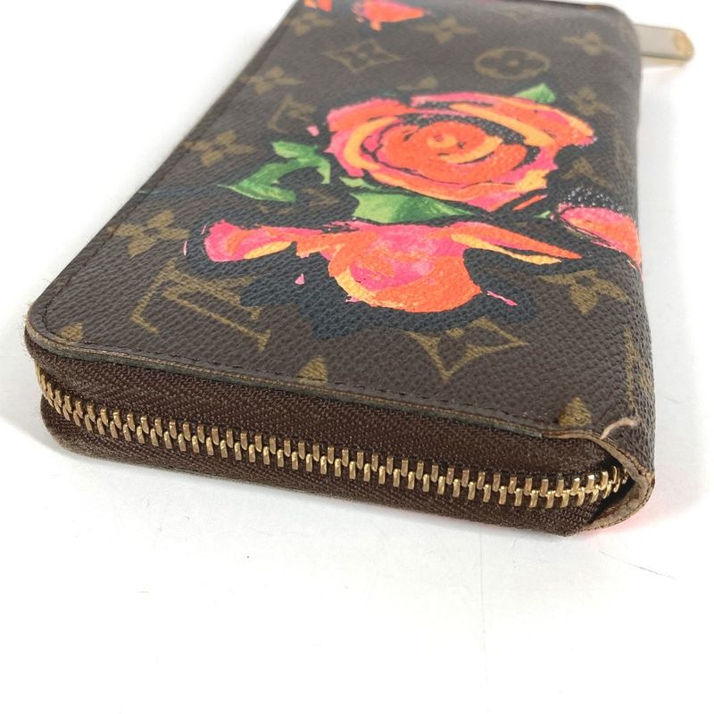 Louis Vuitton Wallet Zippy Monogram Canvas Brown Pink