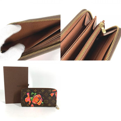 Louis Vuitton Wallet Zippy Monogram Canvas Brown Pink