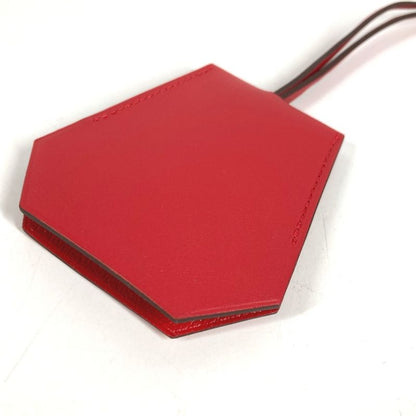 Hermes Charm Clochette Leather Red