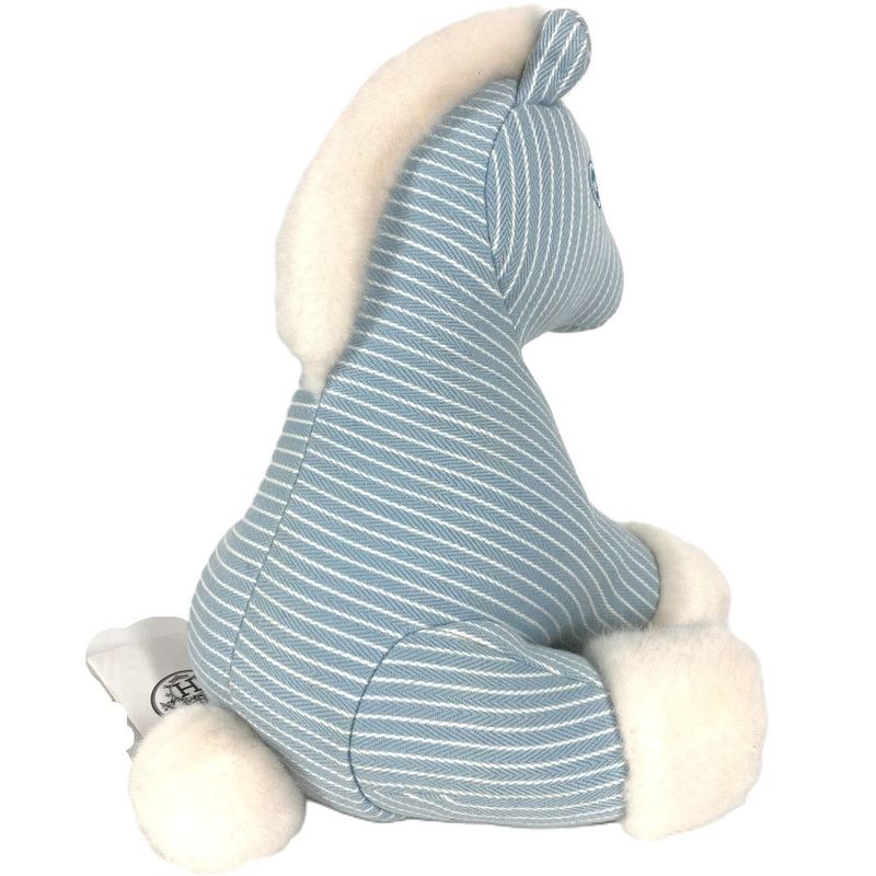 Hermes Plush Toy Baby Hermi Elmi Cotton Blue Shoulder Bag X White