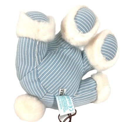 Hermes Plush Toy Baby Hermi Elmi Cotton Blue Shoulder Bag X White