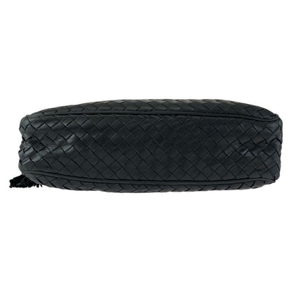 Bottega Veneta Intrecciato Black Gold Shoulder Bag
