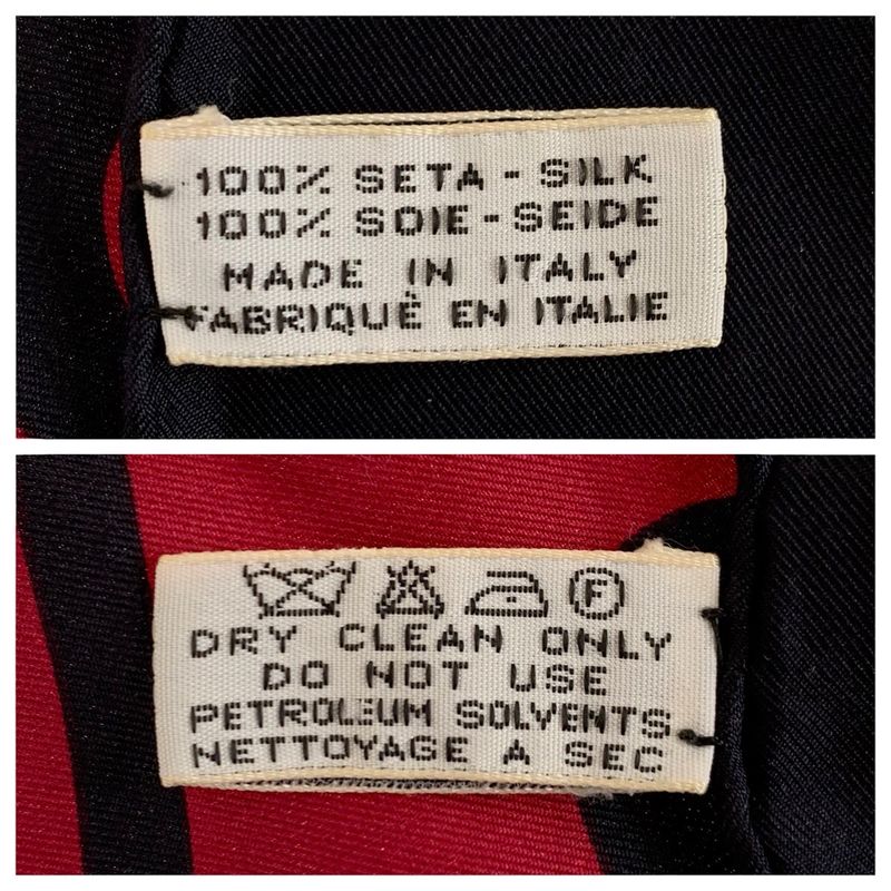 Chanel Vintage 31 Rue Cambon CC Logo Wine Red Black Silk Scarf