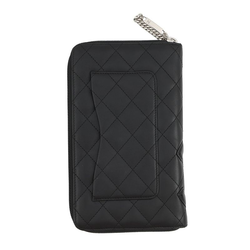 Chanel Wallet Quilted CC Logo Cambon
