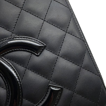 Chanel Wallet Quilted CC Logo Cambon