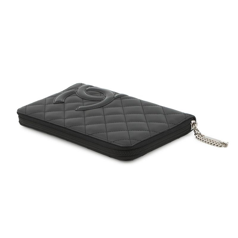 Chanel Wallet Quilted CC Logo Cambon