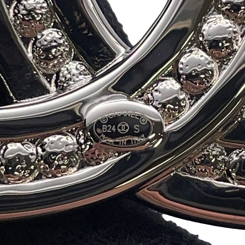 Chanel Brooch CC Logo Rhinestone Faux Pearl