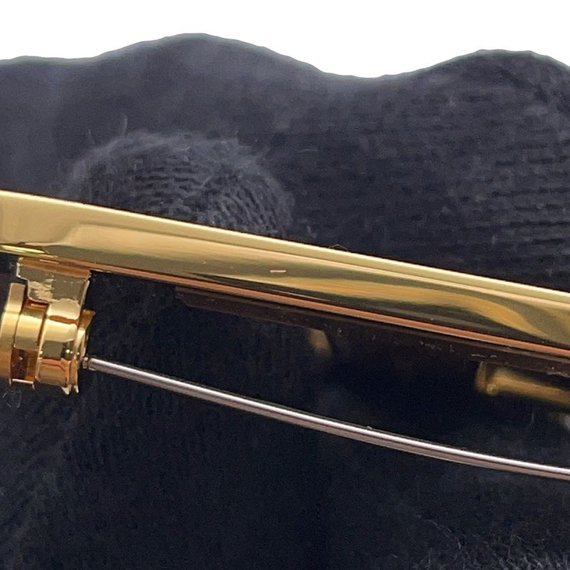 Hermes Brooch Chaine D'ancre Ethane Silver Epsom