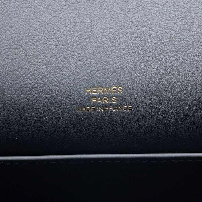 Hermes Handbag Pochette Kelly Grimisty Gold Swift