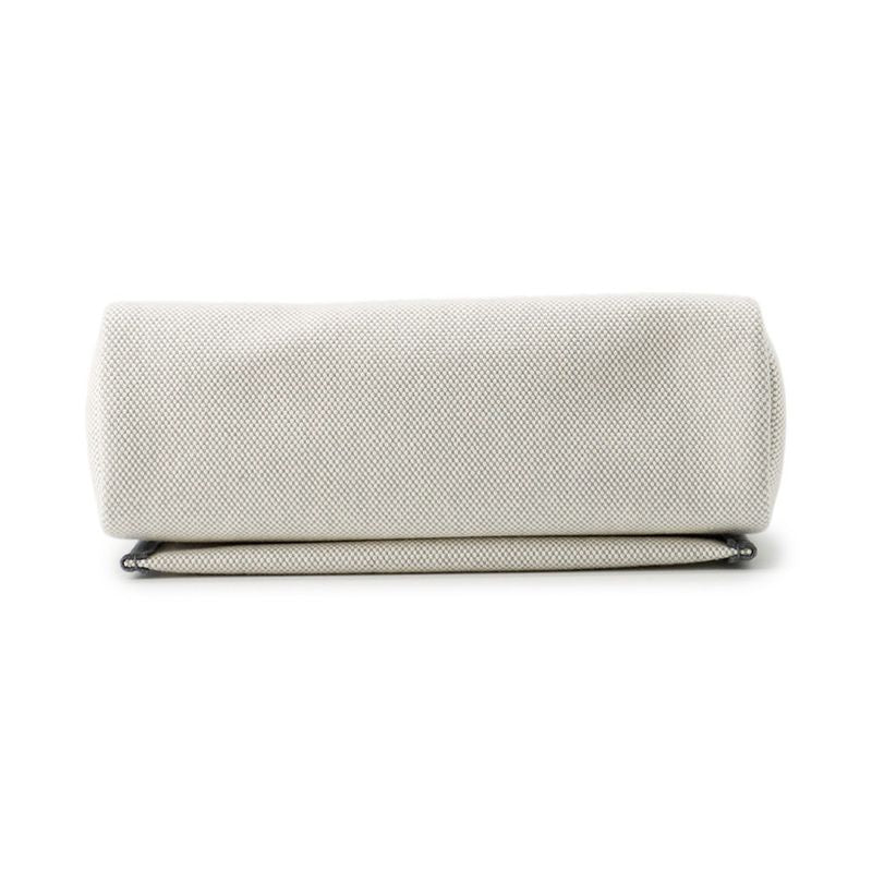 Hermes Shoulder Bag Herbag Zip Mini Ardoise Ecru Silver Toile