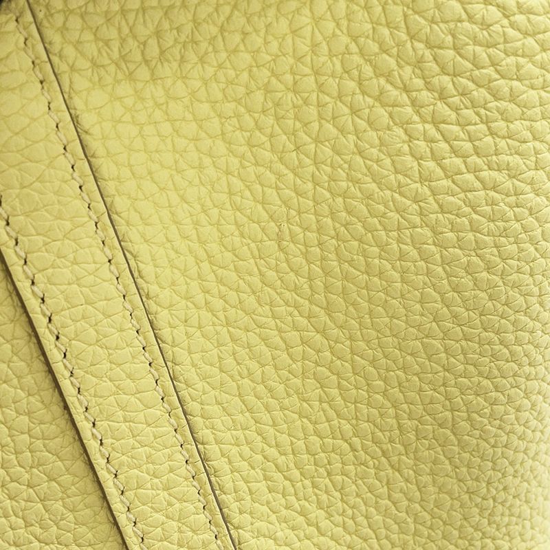 Hermes Handbag Picotin Lock PM Eclat Limoncello Orange Minien Silver Limoncello Minian