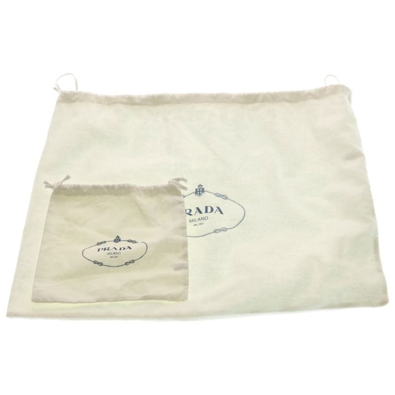 Prada Quilted Sheepfa Shoulder Bag Card