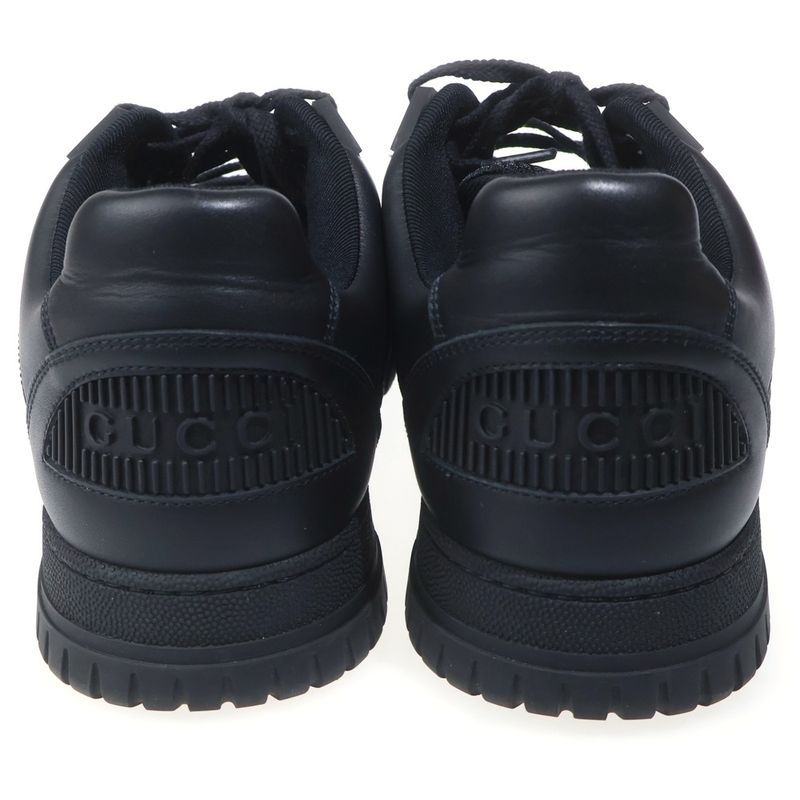 Gucci Jones Leather Sneakers Black
