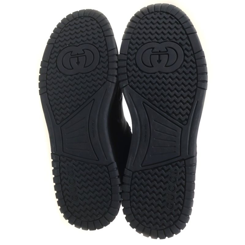 Gucci Jones Leather Sneakers Black