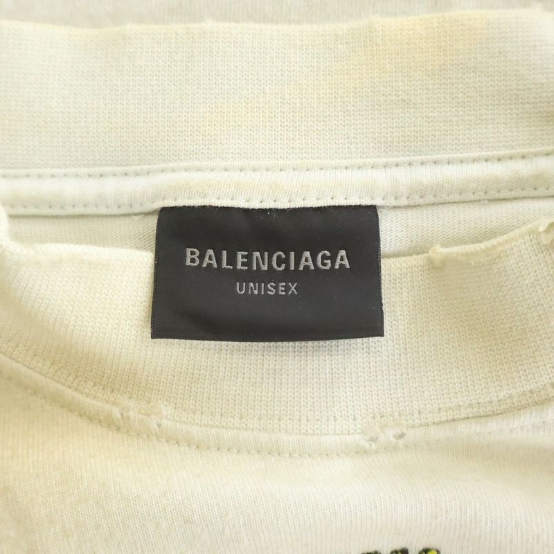 Balenciaga Skater Oversized T-Shirt Crush Patch