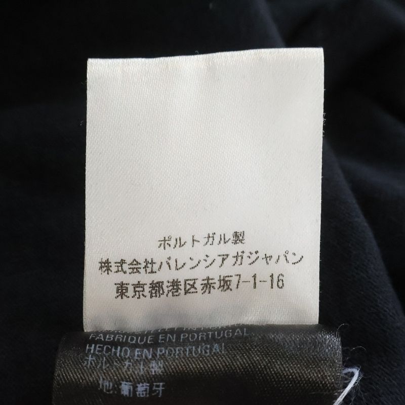 Balenciaga Multi Logo Turtle Neck Long Sleeve Tee Shirt