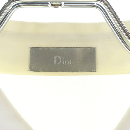 Dior Front Logo Long Sleeve Shirt White