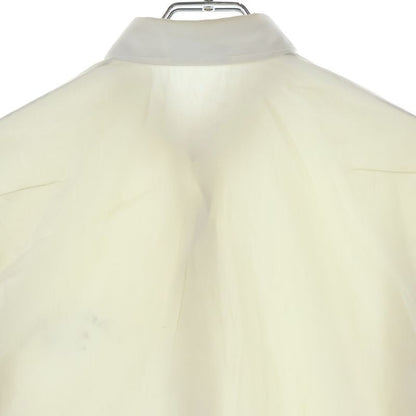 Dior Front Logo Long Sleeve Shirt White