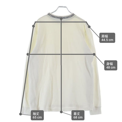 Louis Vuitton Neck Logo Cotton Crew Long Sleeve T-Shirt