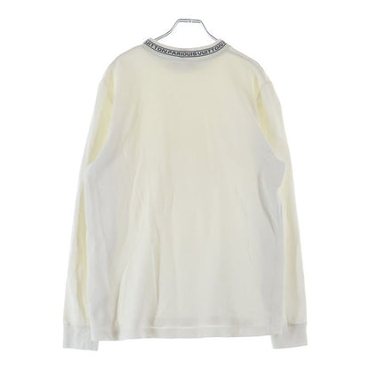Louis Vuitton Neck Logo Cotton Crew Long Sleeve T-Shirt