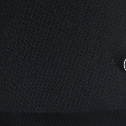 Hermes Manteau Tailleur Extra Long Button Wool Stainless Steel Coat Long Coat Black