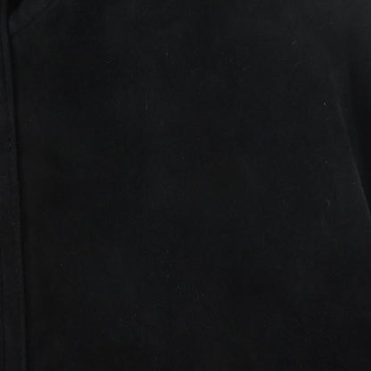 Balenciaga Vintagelook Suede Leather Jacket Black