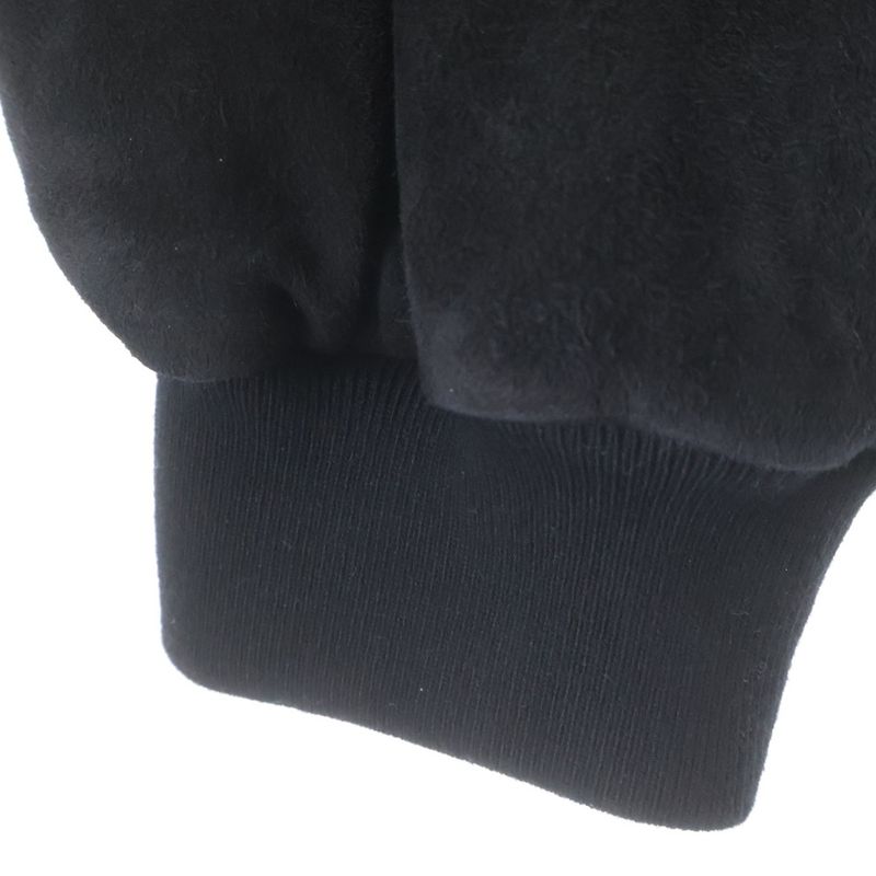 Balenciaga Vintagelook Suede Leather Jacket Black
