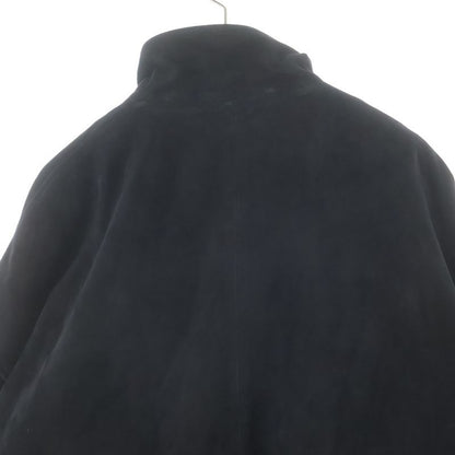 Balenciaga Vintagelook Suede Leather Jacket Black