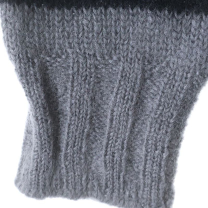 Fendi Striped Turtleneck Mohair Knit Sweater Border