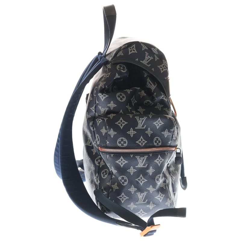 Louis Vuitton Monogram Ink Discovery Backpack Navy Leather