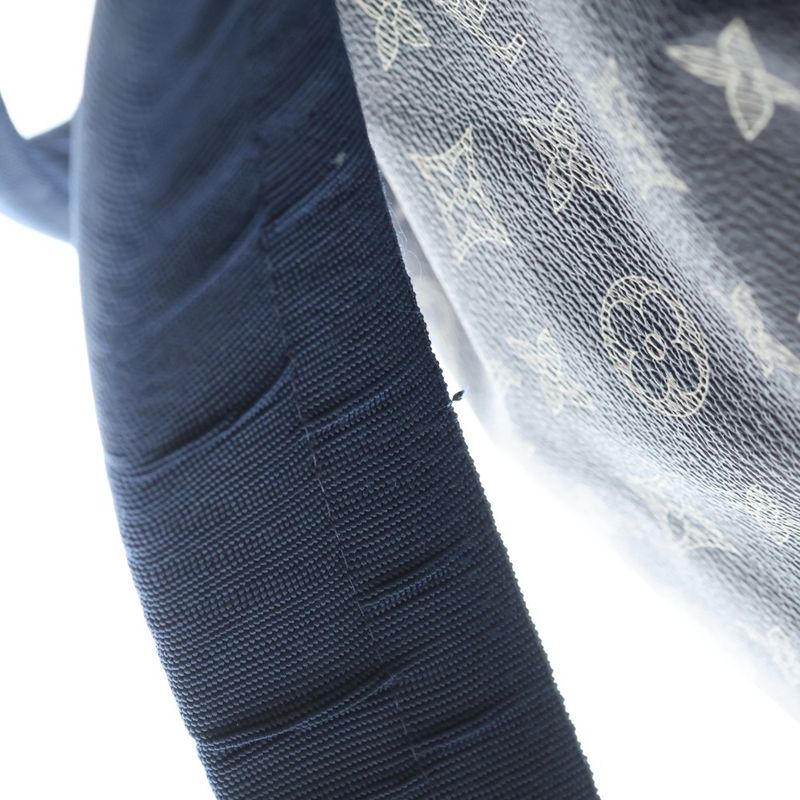 Louis Vuitton Monogram Ink Discovery Backpack Navy Leather