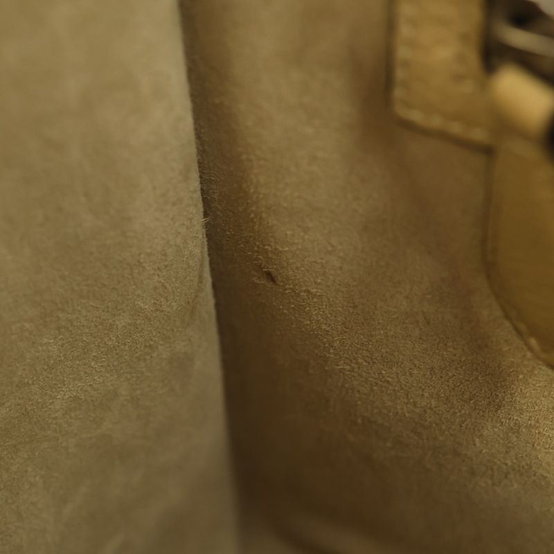 Celine Luggage Micro Beige Leather Handbag