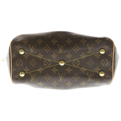 Louis Vuitton Monogram Divoli PM Handbag Brown Leather