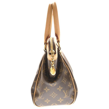 Louis Vuitton Monogram Divoli PM Handbag Brown Leather