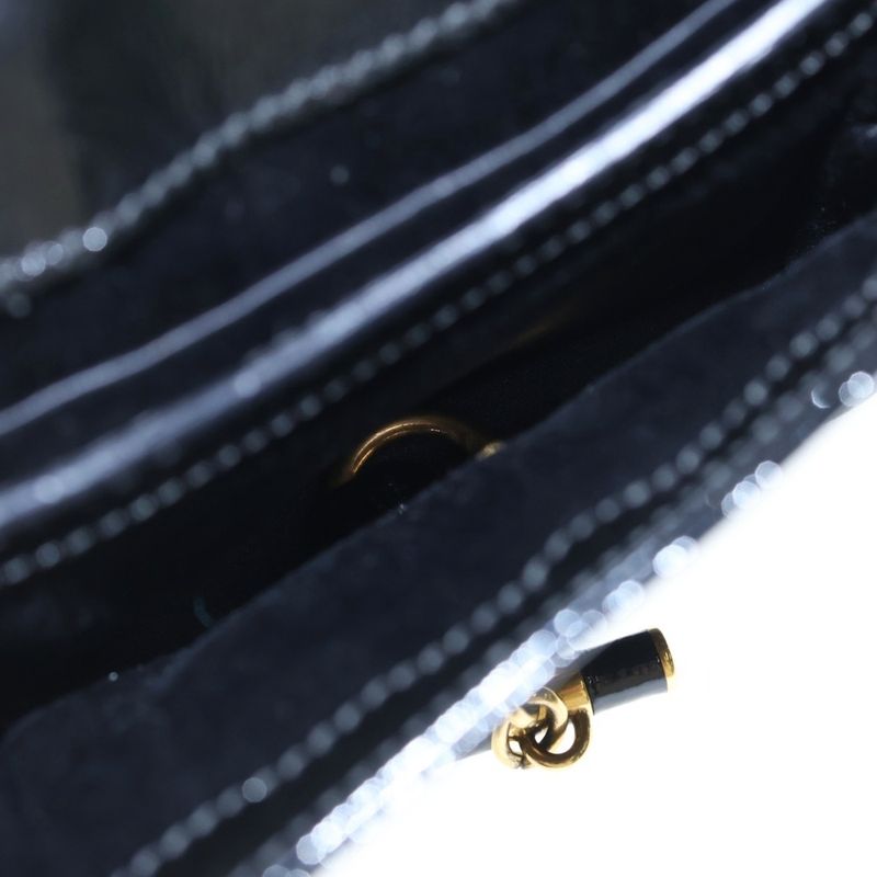 Saint Laurent Yves Star Motif Chain Shoulder Bag Black