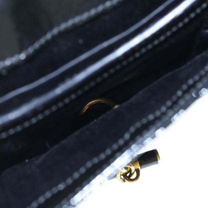 Saint Laurent Yves Star Motif Chain Shoulder Bag Black