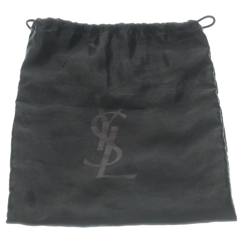 Saint Laurent Yves Star Motif Chain Shoulder Bag Black